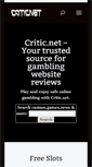 Mobile Screenshot of critic.net